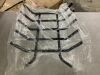 Heavy Duty Solid Cast Iron Fireplace Grate - Thumbnail 2