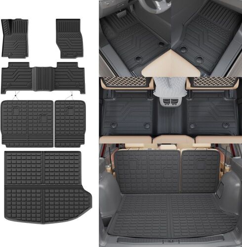 Floor Mats Compatible with 2022-2024 Jeep Grand Cherokee - Lot 750