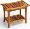 GREENTEAK Shower Bench, 22" - Thumbnail 1