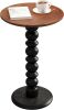 Solid Wood Round Side Table - Thumbnail 1