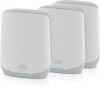 Netgear Orbi RBK763-100NAR AX5400 Tri-band WiFi 6 Mesh System, 5.4Gbps, Router and 2 Satellites - Thumbnail 1