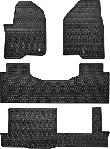Car Floor Mats Custom Fit for Chevrolet Tahoe/GMC Yukon/Cadillac Escalade with 2nd Row Bench Seats 2021-2025 - Lot 603