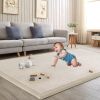 ILPEOD Memory Foam Baby Play Mat for Tummy Time, 59" x 79" x 1.3" - Thumbnail 1