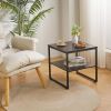 Aibiju Small Table Stand with Adjustable Storage Shelf 20 inch - Thumbnail 1
