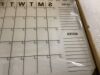 Acrylic Wall Calendar with Dry Erase Surface, 28" x 20" - Thumbnail 3