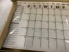 Acrylic Wall Calendar with Dry Erase Surface, 28" x 20" - Thumbnail 4