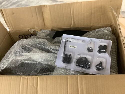 Big and Tall Office Chair with Footrest Ring - Missing Some Hardware - Lot 120