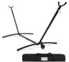 Portable Heavy-Duty Steel Hammock Stand w/ Built-In Wheel, Case - 9ft - Thumbnail 1