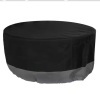 Sunnydaze 40 in. Gray/Black Round 2-Tone Outdoor Fire Pit Cover - Thumbnail 1