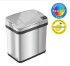 iTouchless 2.5 Gal. / 9.5 Liter Stainless Steel Household Metal Trash Can with Sensor Lid, Odor Filter and Fragrance - Thumbnail 1