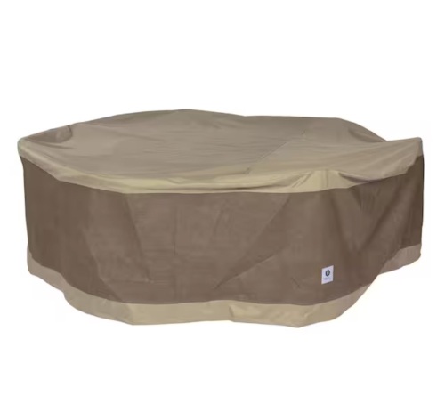 Classic Accessories Duck Covers Elegant 90 in. Round Patio Table with Chairs Cover - Lot 866JF