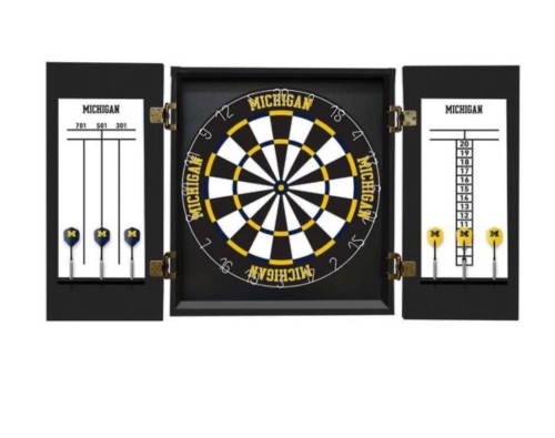 Imperial University Of Michigan Fan's Choice Dart Board Set - Lot 884JF