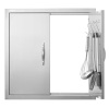Vevor Double Outdoor Kitchen Door 24 in. W x 24 in. H BBQ Access Door - Thumbnail 1