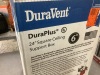 DuraVent DuraPlus All-Fuel Chimney 6in. Diameter Square Ceiling Support Box, 24in. Height - Thumbnail 3
