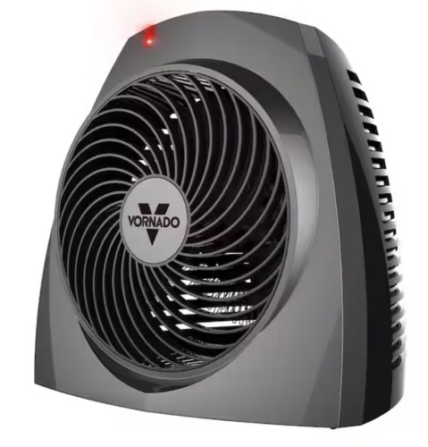 Vornado VH200 1500-Watt Electric Portable Space Heater, Whole Room Vortex Heat Circulation, Charcoal - Lot 915JF