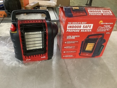 Mr. Heater Portable Buddy 9,000 BTU Radiant Propane Indoor/Outdoor Space Heater - Lot 917JF