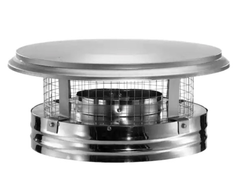 DuraVent DuraPlus All-Fuel Chimney 6in. Diameter Chimney Cap - Lot 932JF