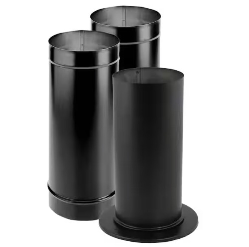 DuraVent DuraBlack Stove Pipe 6in. Diameter Stovepipe Kit - Lot 934JF