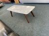 Vena 43.5" Marble Coffee Table - Walnut - Thumbnail 3
