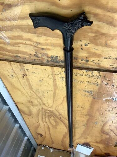 Wooden Wolf Walking Stick - Lot 4241