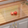 Clear Large Cutting Board with Juice Groove, Food-Grade, Anti-Slip, Ideal Choice for Kitchen Countertop Décor - Thumbnail 1