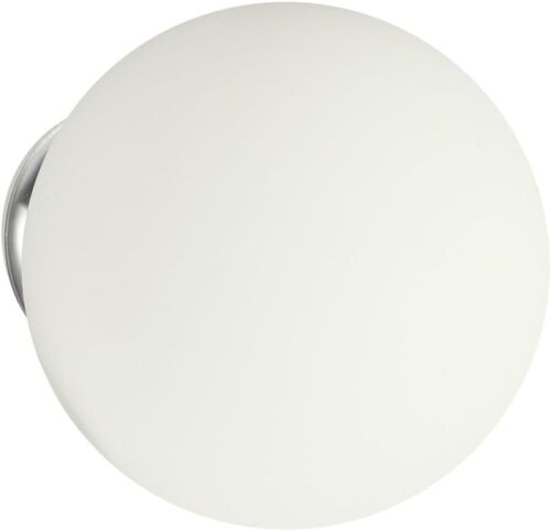 9.84 inches Modern Wall Sconces White Glass Lampshade Ceiling Lamps Indoor Decorative Wall Light Circular Wall Lamp Creative Ceiling Lights for Living Room Stairs Bedroom Aisle Bathroom Bedsid - Lot 4411