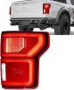 LED Tail Light Assembly with Blind Spot Detection for Ford F-150 2018 2019 2020, Right Passenger Side Tail Light Replacement - Thumbnail 1