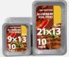 Aluminum Foil Pans 20 Pack, 9X13 10 Pack, 21X13 10 Pack, Disposable Full Size Large & Small Food Containers for Roasting, Restaurants, Cooking, Heating, Buffets - Thumbnail 1