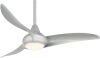 Light Wave Ceiling Fan with LED Light and Remote Control - Thumbnail 1