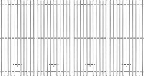 Charbrofire 740-0781 Grill Grates Replacement Parts for Kitchenaid 720-0856V 720-0856 750-0781 730-0856 730-0856V Sam's Club NXG13000399A0 Kitchen Aid Stainless Steel Cooking Grates 4 Pieces - Lot 4401
