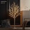 Lighted Birch Twig Tree with Fairy Lights 4FT 200 LED Lights for Indoor Outdoor Home Christmas Holiday Decoration - Thumbnail 1