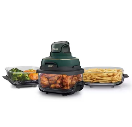 NINJA Crispi 4 Qt. Portable Glass Air Fryer - Lot 90JF