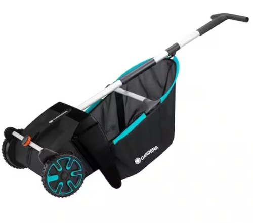 GARDENA 20 in. Manual Push Lawn and Leaf Collecting Tool - Lot 124JF