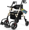 Foldable Rollator Walker with Seat - Thumbnail 1