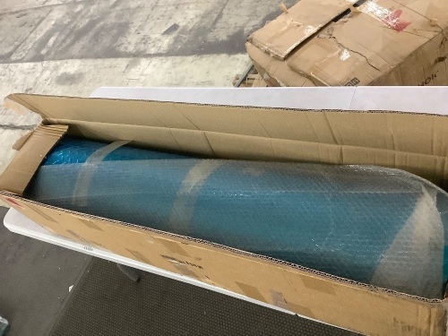 Embossed Aluminum Diamond Plate Sheet Metal, 4' x 8' Roll - Lot 458