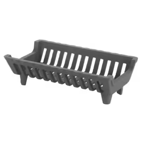 Liberty Foundry 15 in. Cast Iron Heavy-Duty Fireplace Grate with 1.5 in. Clearance - Lot 738JF