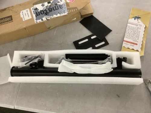 Heavy-Duty Stainless Steel Deck Railing Patio Umbrella Holder - Lot 761