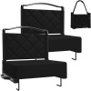 Folding Stadium Seats with Back Support Cushion, 400lb Capacity, 2 Pack - Thumbnail 1