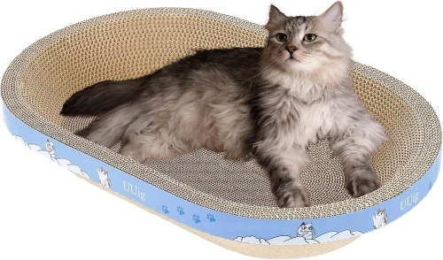 Oval Cat Scratch Pad Bed - Lot 769