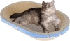 Oval Cat Scratch Pad Bed - Thumbnail 1