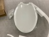 Elongated Toilet Seat with Built-in Potty Training Seat - Thumbnail 3
