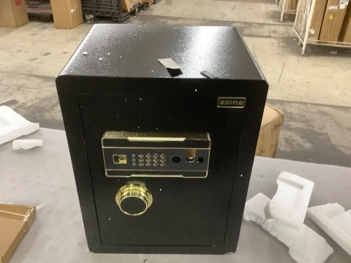 2.1 Cu ft Alloy Steel Home Safe Built-In Lockable Compartment, Digital Keypad & Key Lock - Lot 153