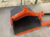Lobby Broom with Dustpan, Black/Orange - Thumbnail 3