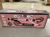 Aero Big Wheels Kick Scooter for Kids 6+, Light Up Wheels, Hand Brake, Rubber Deck Mat & Shock Absorption - Thumbnail 2