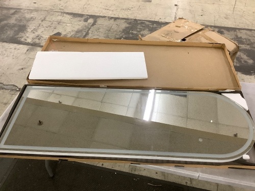 LED Full Length Mirror 20" x 56" - Lot 367