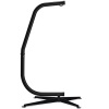 Curved Hanging Hammock C-Stand w/ All-Weather, Steel Frame - Stand Only - Thumbnail 1