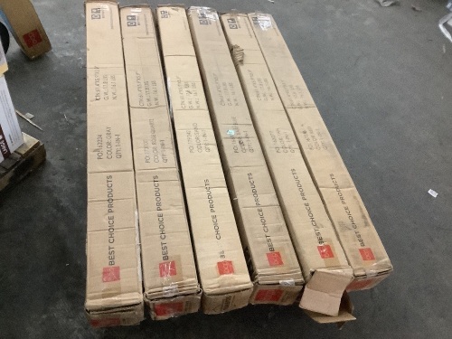 Lot of (6) 10' Solar Patio Umbrellas - Uninspected - Lot 333