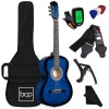 Beginner Acoustic Guitar Set w/ Case, Strap, Extra Strings - 38in - Thumbnail 1