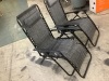 Set of 2 Adjustable Zero Gravity Patio Chair Recliners - Missing Cup Holders - Thumbnail 3