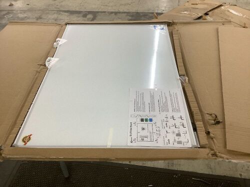 Lockways Magnetic Dry Erase Board, 36 x 24 Inch - Lot 757
